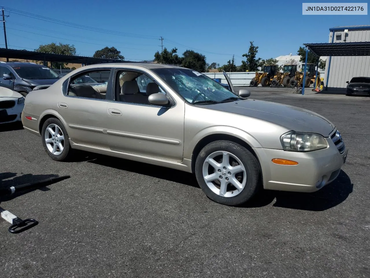 2002 Nissan Maxima Gle VIN: JN1DA31D02T422176 Lot: 73593744