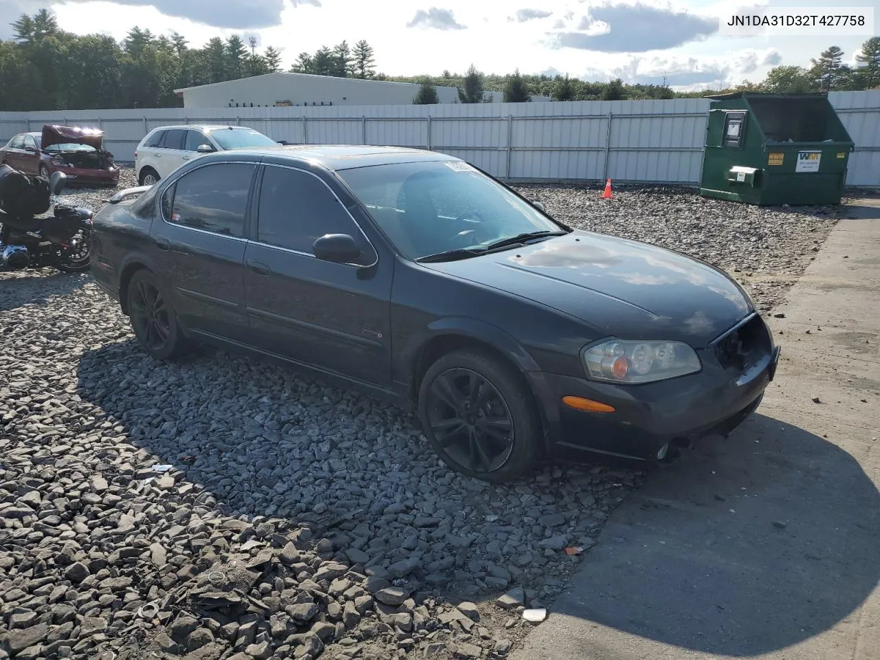 2002 Nissan Maxima Gle VIN: JN1DA31D32T427758 Lot: 74320244