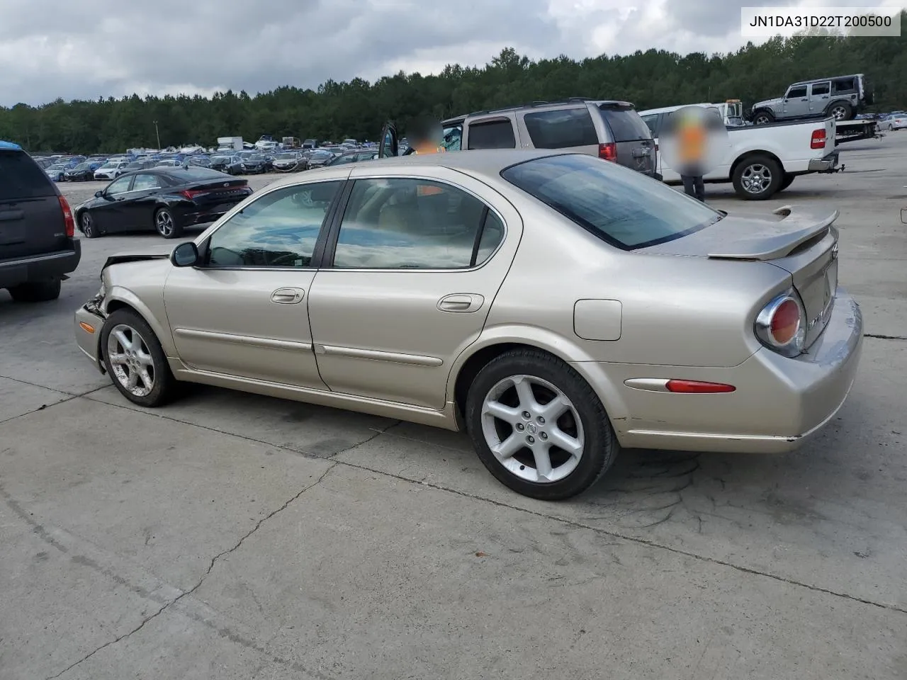 2002 Nissan Maxima Gle VIN: JN1DA31D22T200500 Lot: 74345934