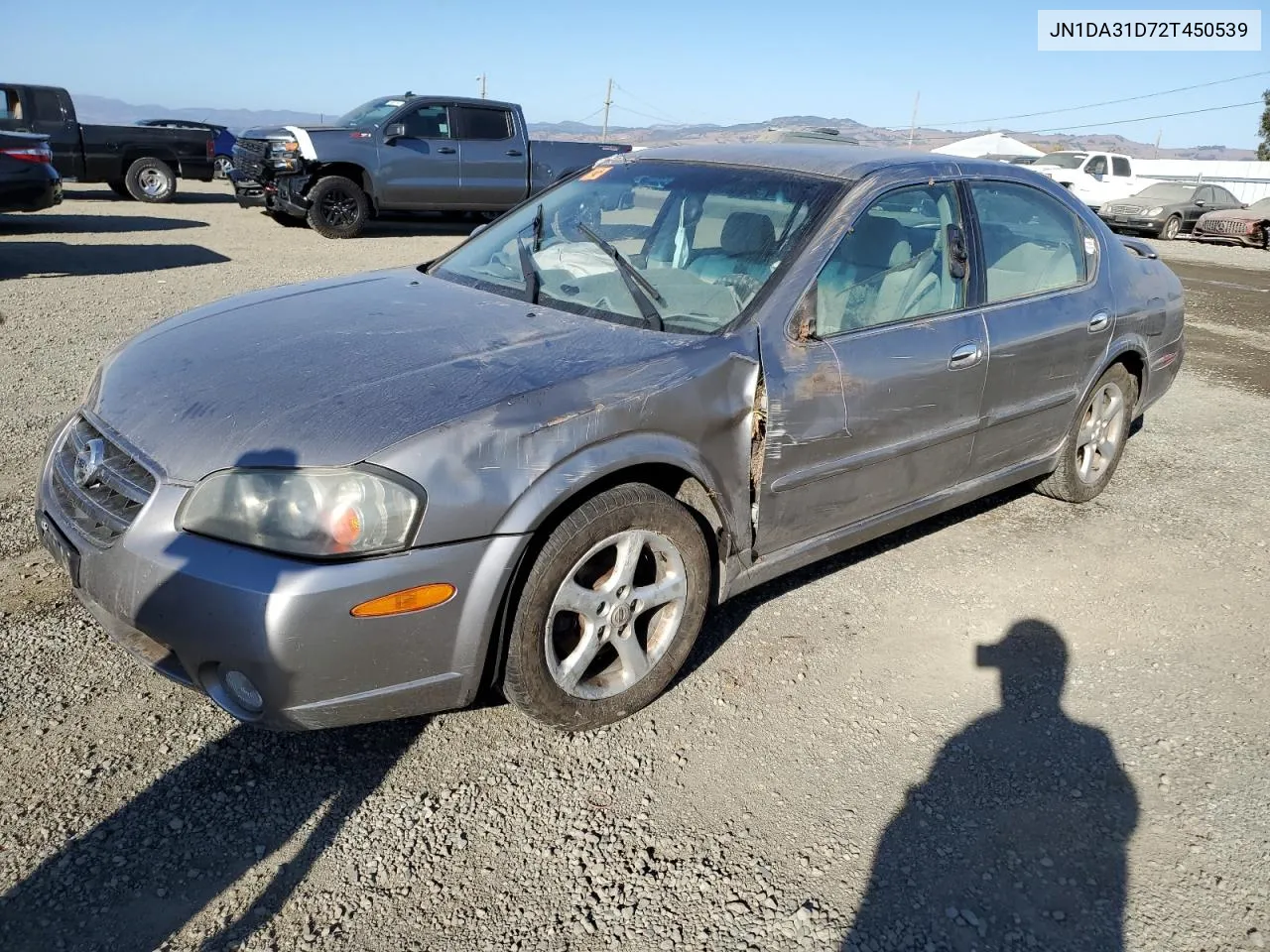 2002 Nissan Maxima Gle VIN: JN1DA31D72T450539 Lot: 74813704