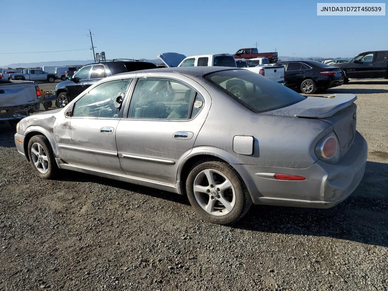 2002 Nissan Maxima Gle VIN: JN1DA31D72T450539 Lot: 74813704