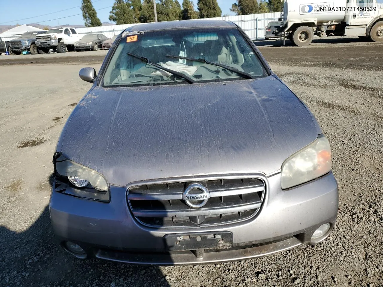 2002 Nissan Maxima Gle VIN: JN1DA31D72T450539 Lot: 74813704