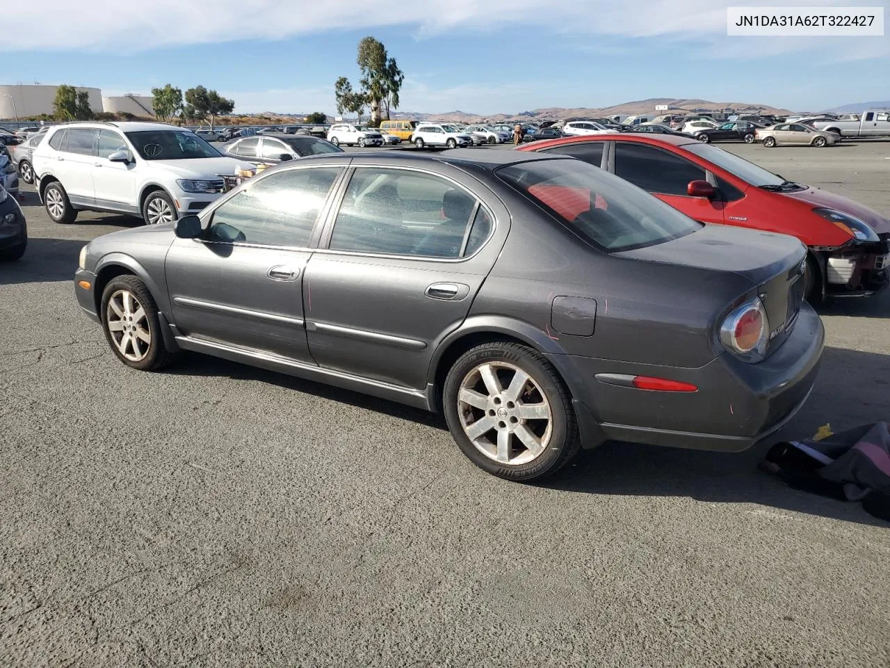 2002 Nissan Maxima Gle VIN: JN1DA31A62T322427 Lot: 75364214