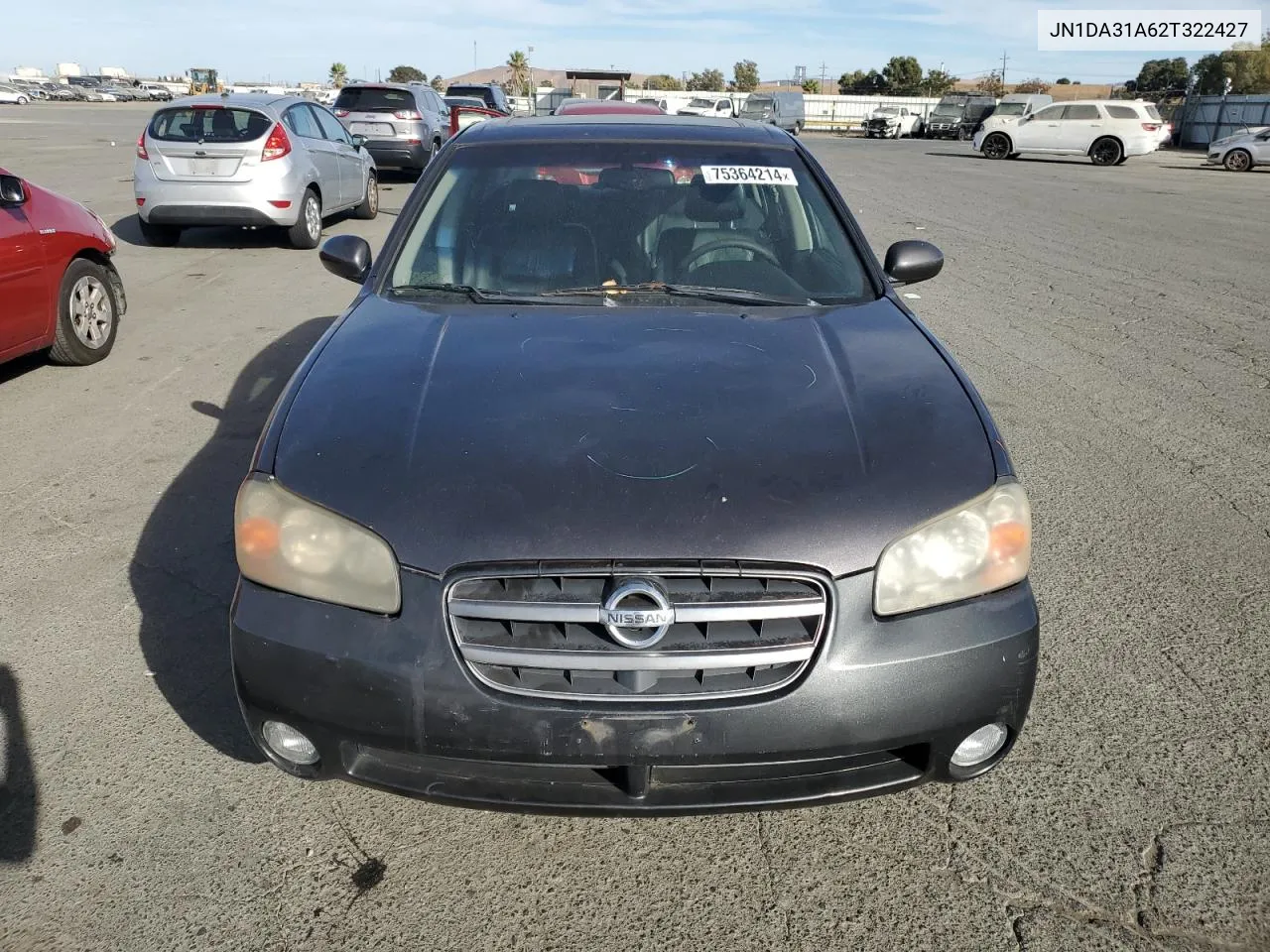 2002 Nissan Maxima Gle VIN: JN1DA31A62T322427 Lot: 75364214