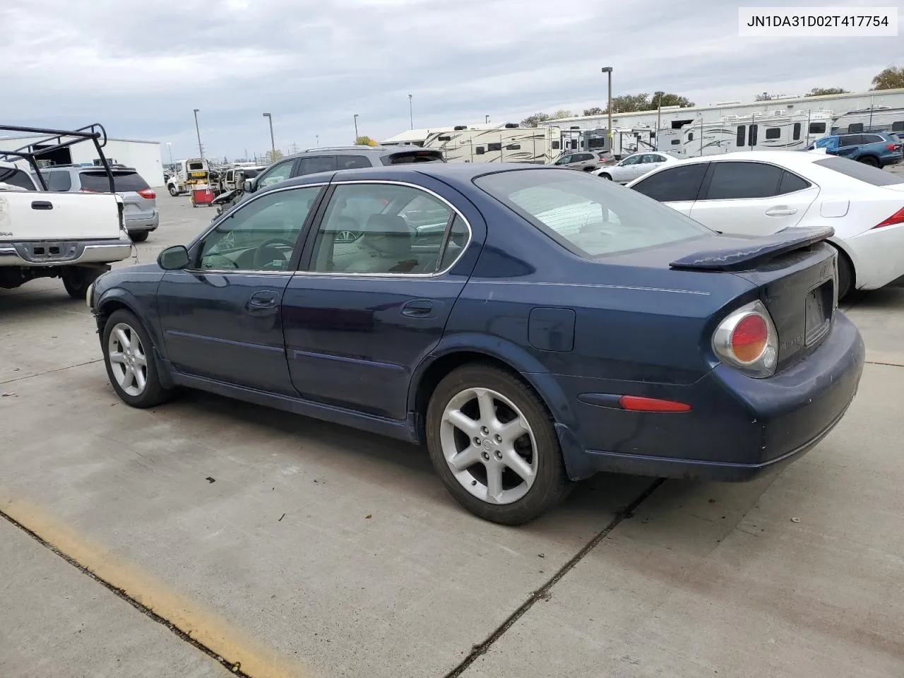 2002 Nissan Maxima Gle VIN: JN1DA31D02T417754 Lot: 80131264