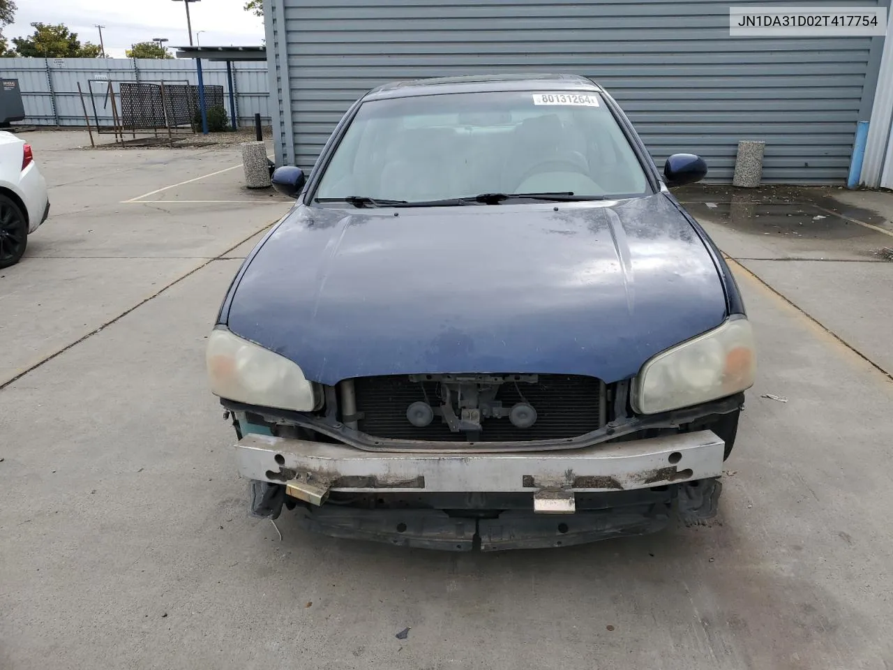 2002 Nissan Maxima Gle VIN: JN1DA31D02T417754 Lot: 80131264