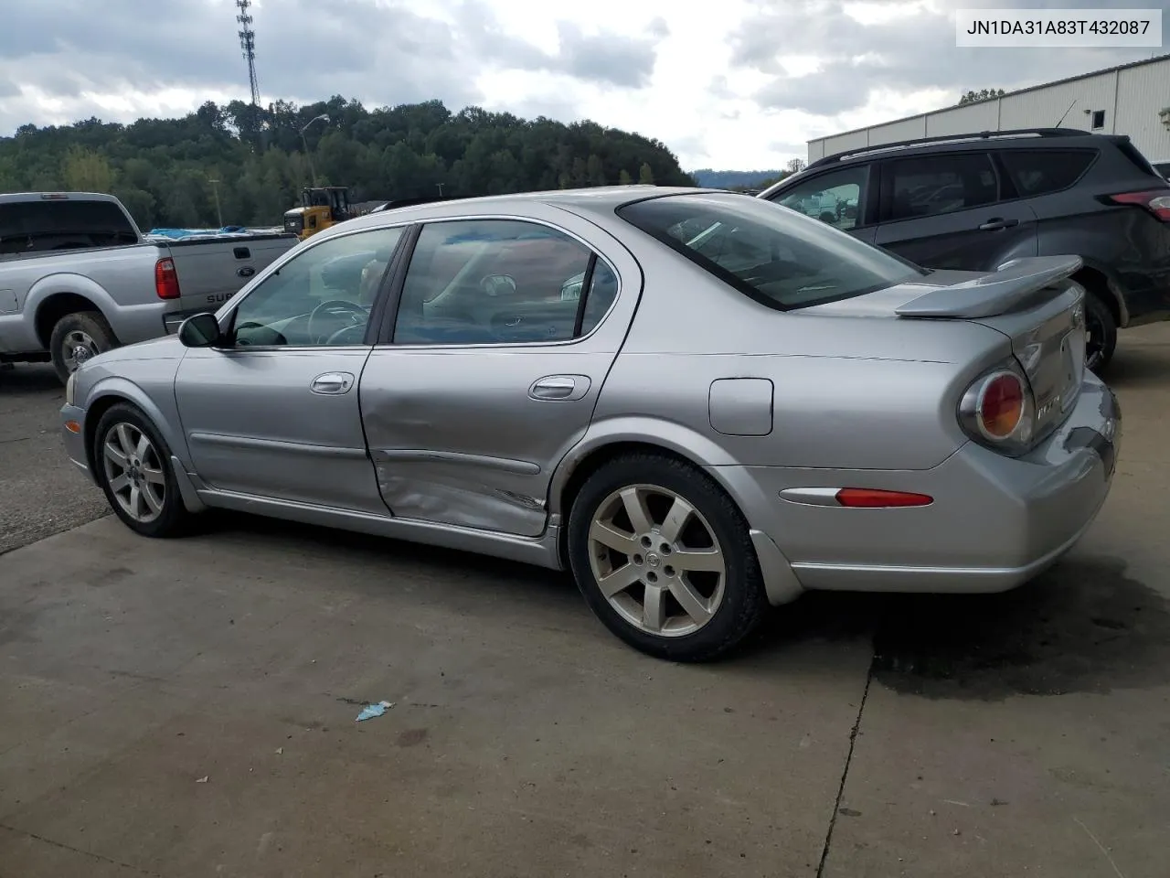 2003 Nissan Maxima Gle VIN: JN1DA31A83T432087 Lot: 72451514