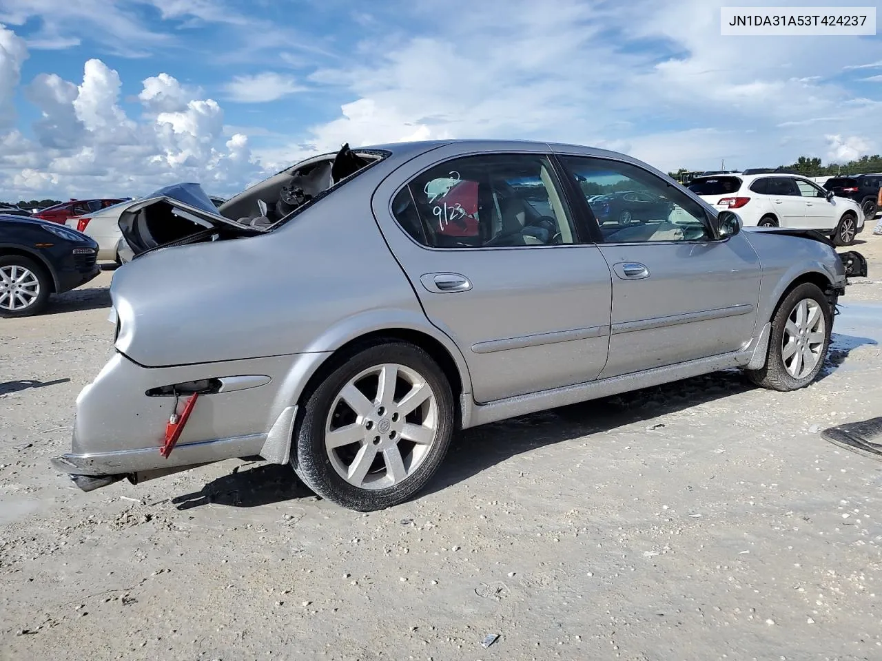 2003 Nissan Maxima Gle VIN: JN1DA31A53T424237 Lot: 73723754