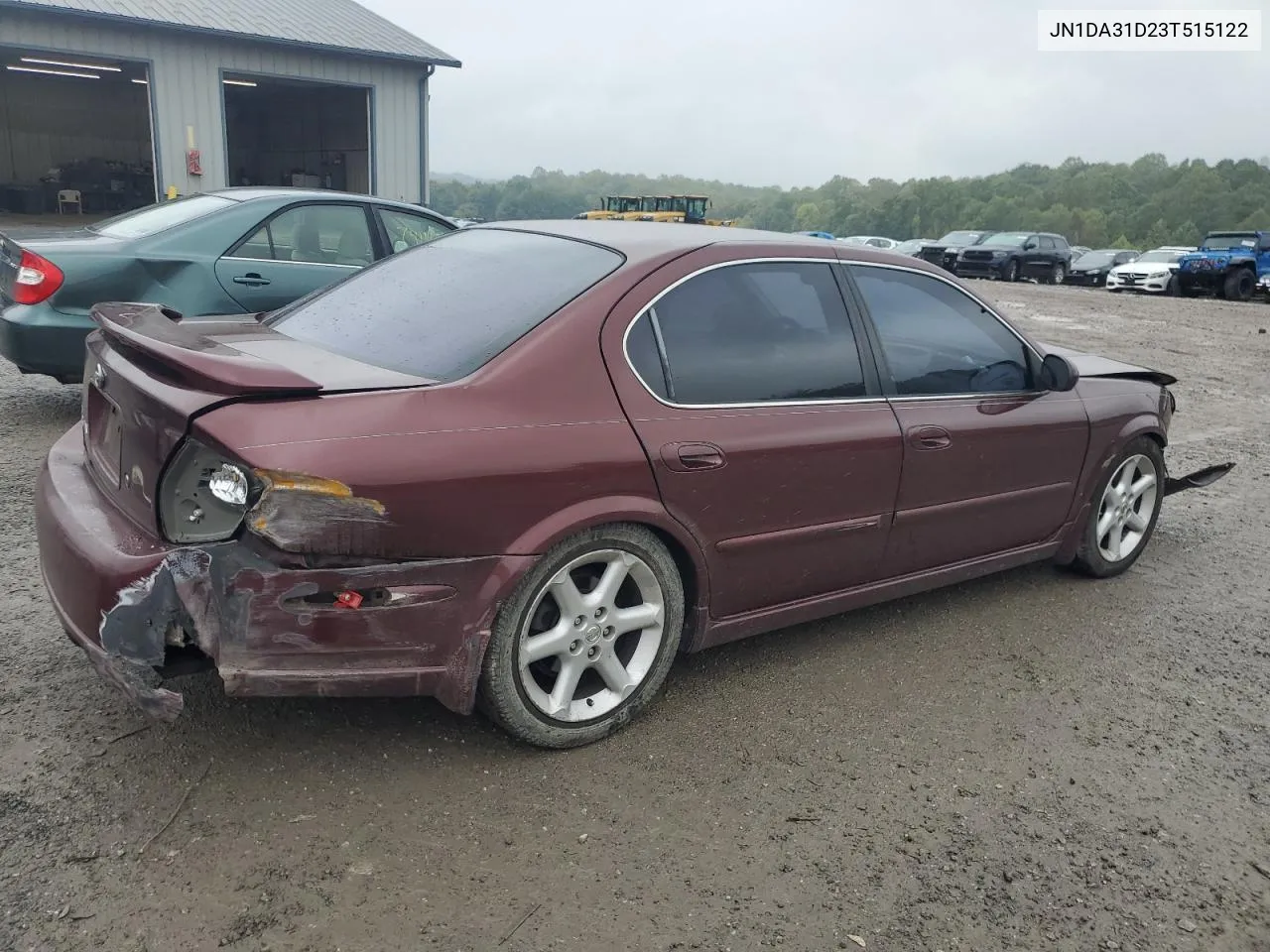 2003 Nissan Maxima Gle VIN: JN1DA31D23T515122 Lot: 74254784