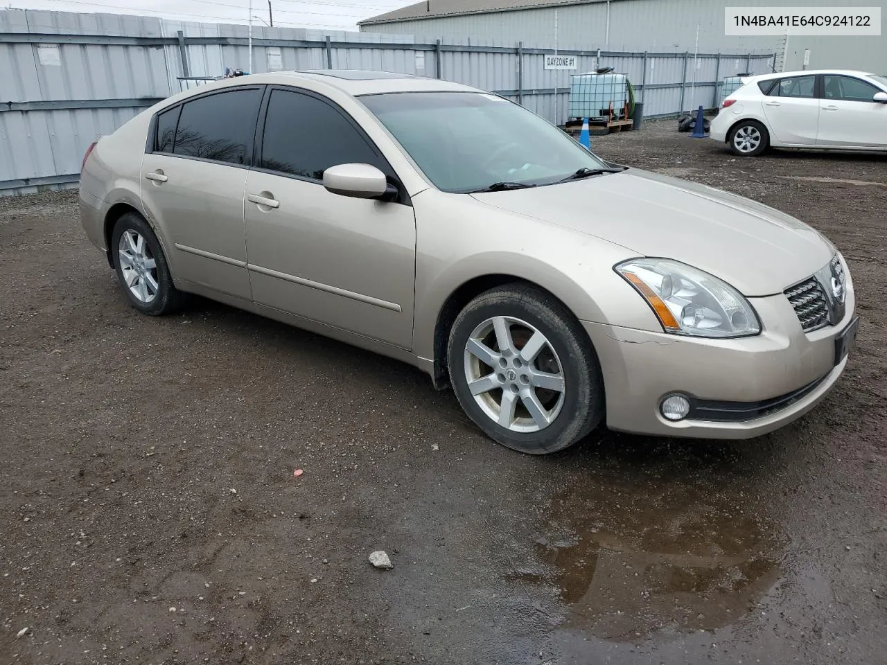 2004 Nissan Maxima Se VIN: 1N4BA41E64C924122 Lot: 52820844