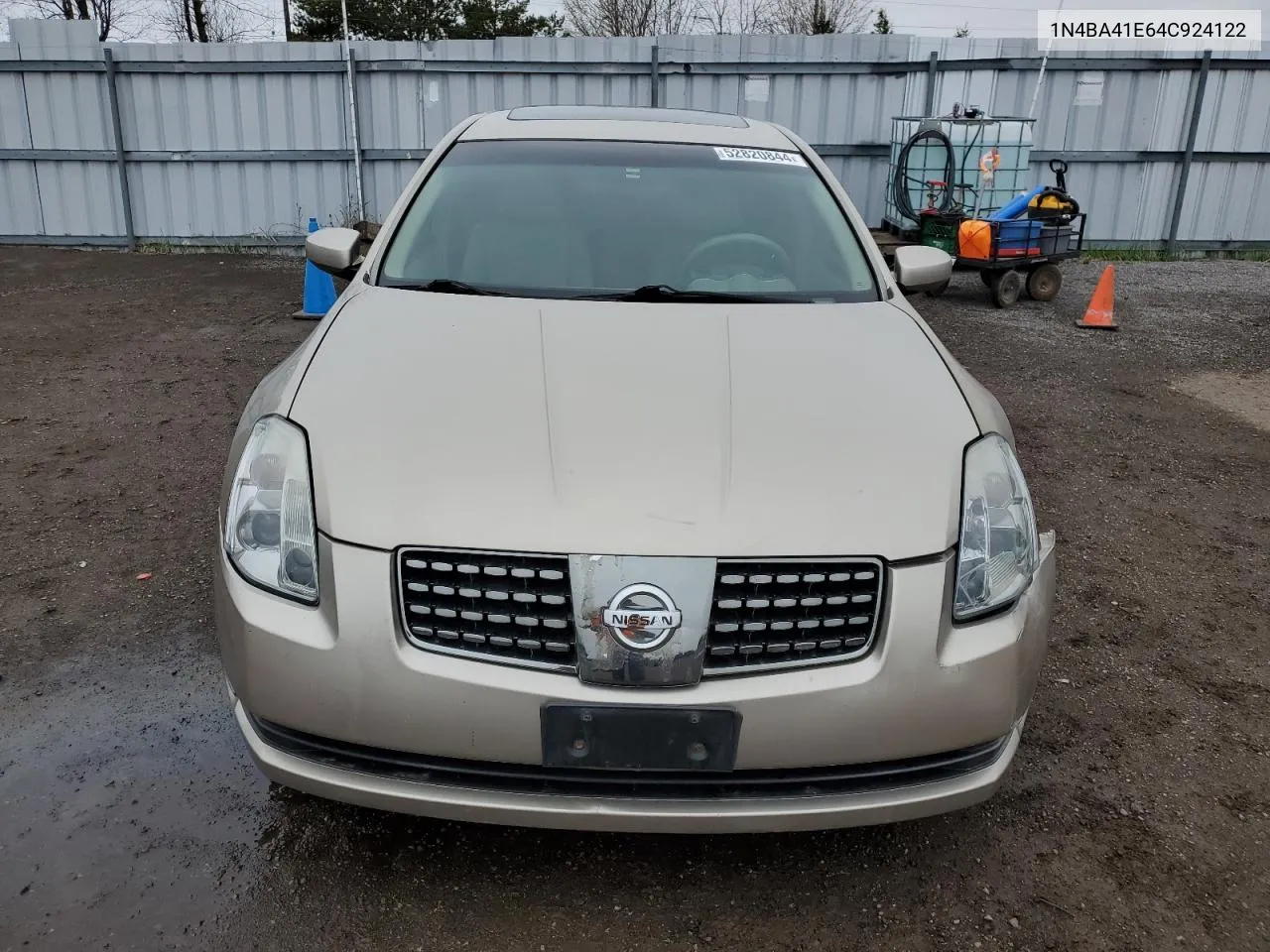 2004 Nissan Maxima Se VIN: 1N4BA41E64C924122 Lot: 52820844