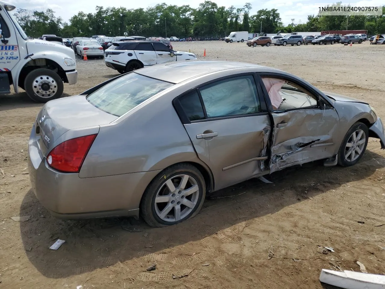 2004 Nissan Maxima Se VIN: 1N4BA41E24C907575 Lot: 59956394