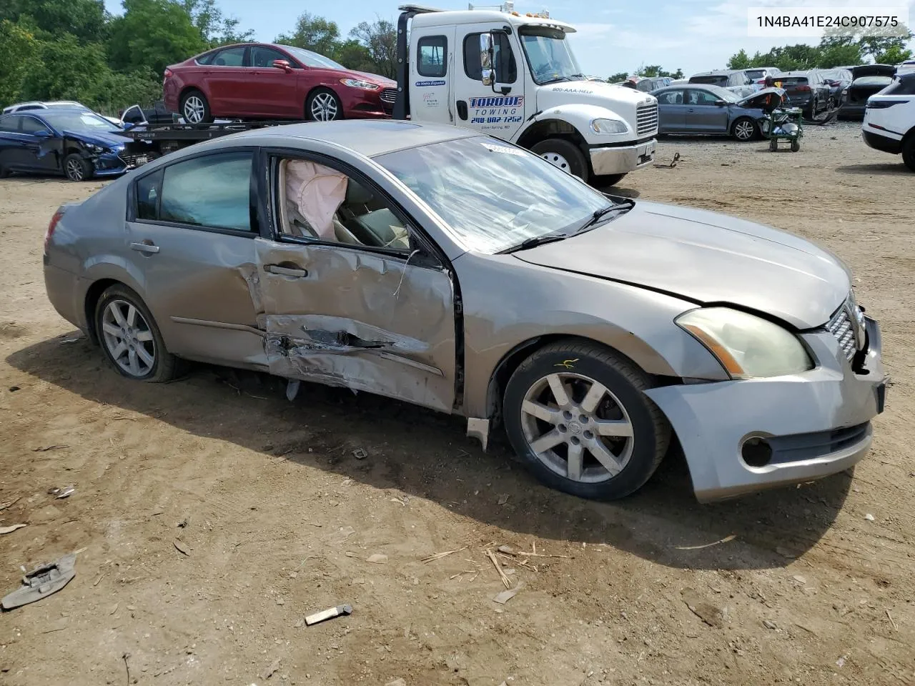 2004 Nissan Maxima Se VIN: 1N4BA41E24C907575 Lot: 59956394