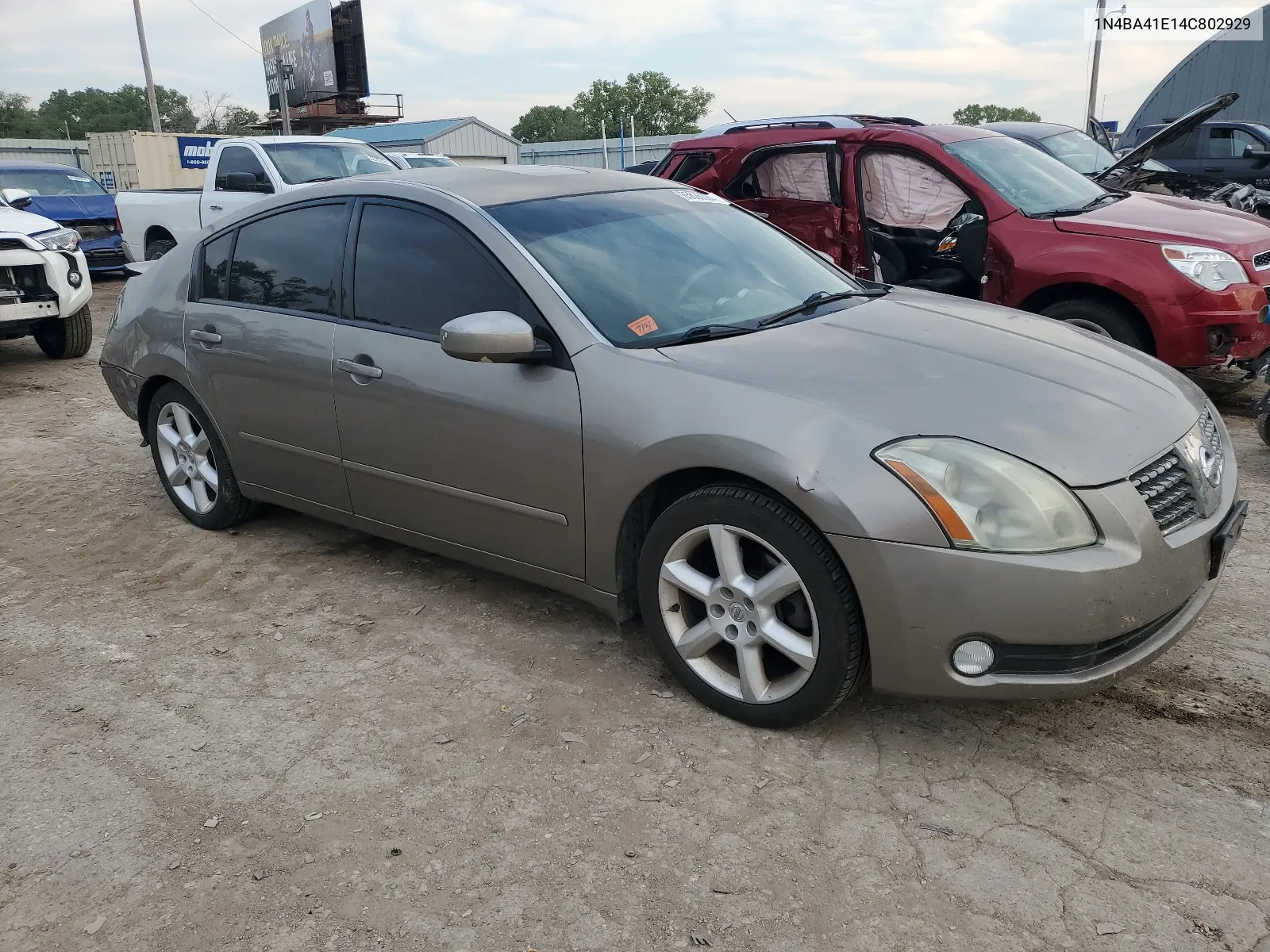 2004 Nissan Maxima Se VIN: 1N4BA41E14C802929 Lot: 65626394