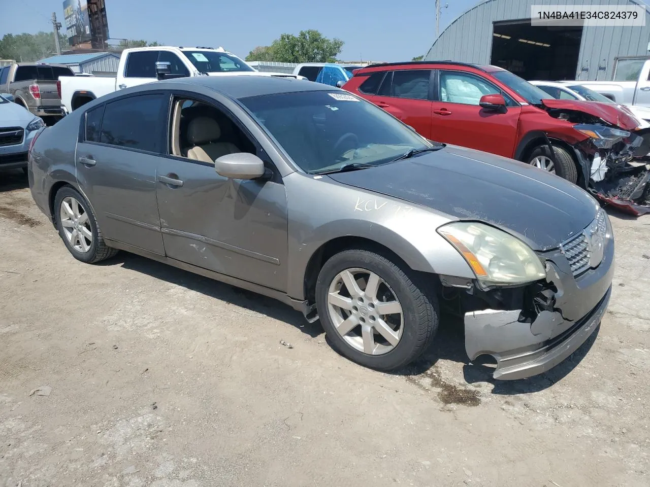 2004 Nissan Maxima Se VIN: 1N4BA41E34C824379 Lot: 68932624