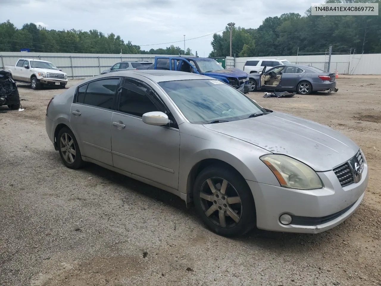 2004 Nissan Maxima Se VIN: 1N4BA41EX4C869772 Lot: 69843554