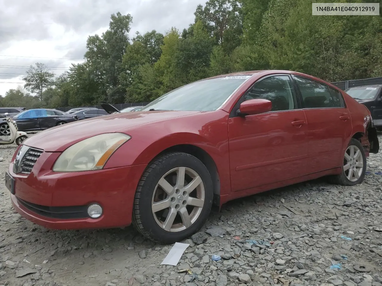 2004 Nissan Maxima Se VIN: 1N4BA41E04C912919 Lot: 71265724