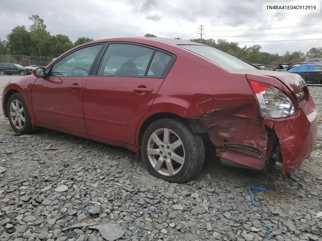 2004 Nissan Maxima Se VIN: 1N4BA41E04C912919 Lot: 71265724