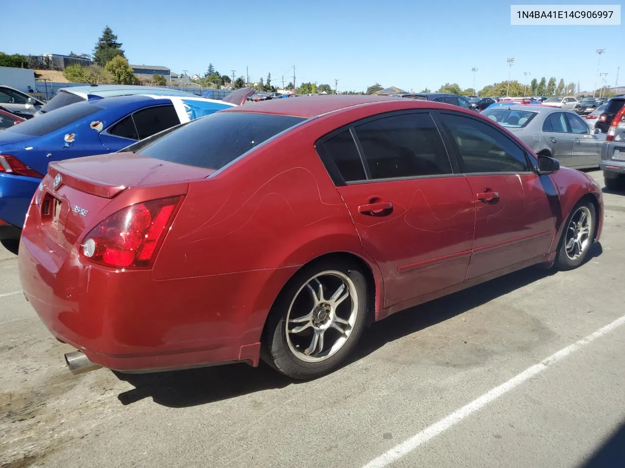 2004 Nissan Maxima Se VIN: 1N4BA41E14C906997 Lot: 71408644