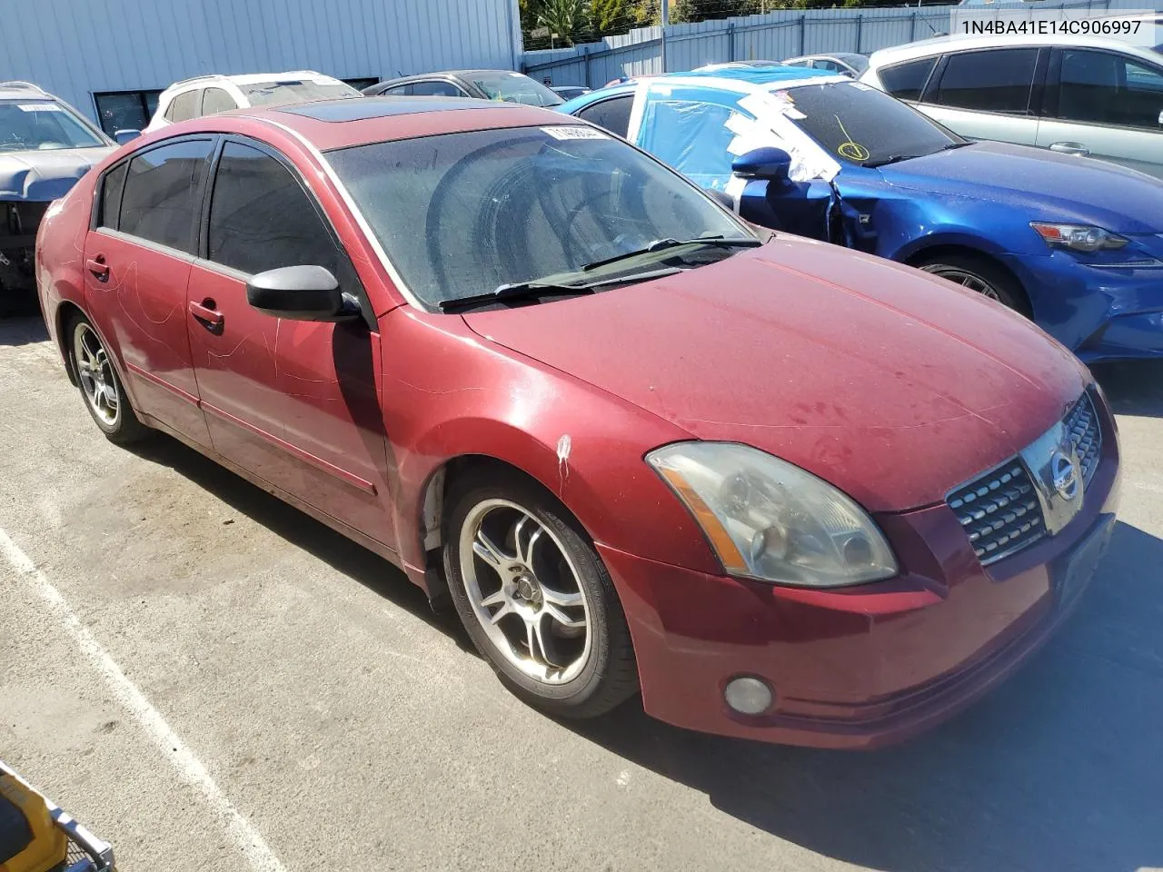 2004 Nissan Maxima Se VIN: 1N4BA41E14C906997 Lot: 71408644