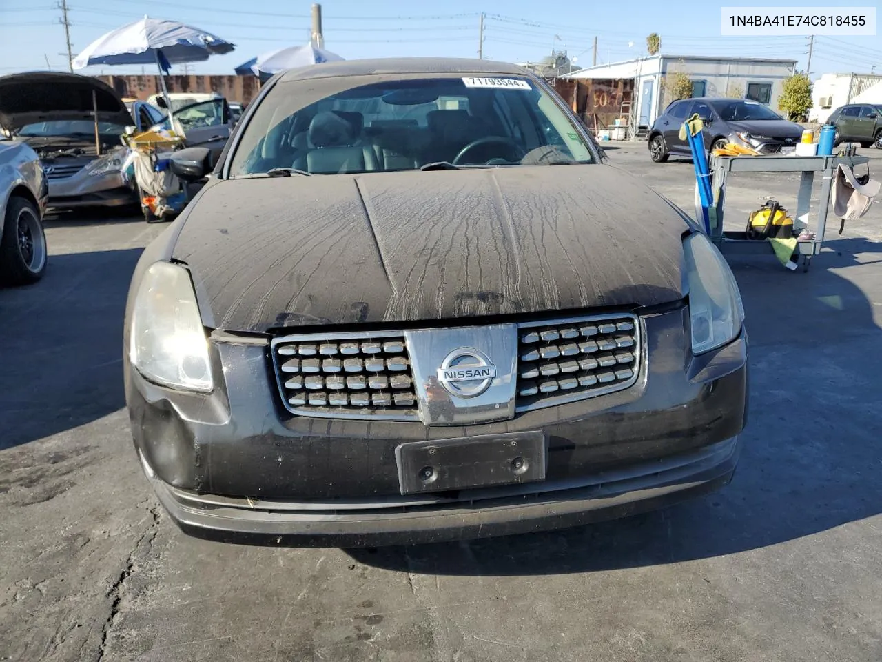 2004 Nissan Maxima Se VIN: 1N4BA41E74C818455 Lot: 71793544