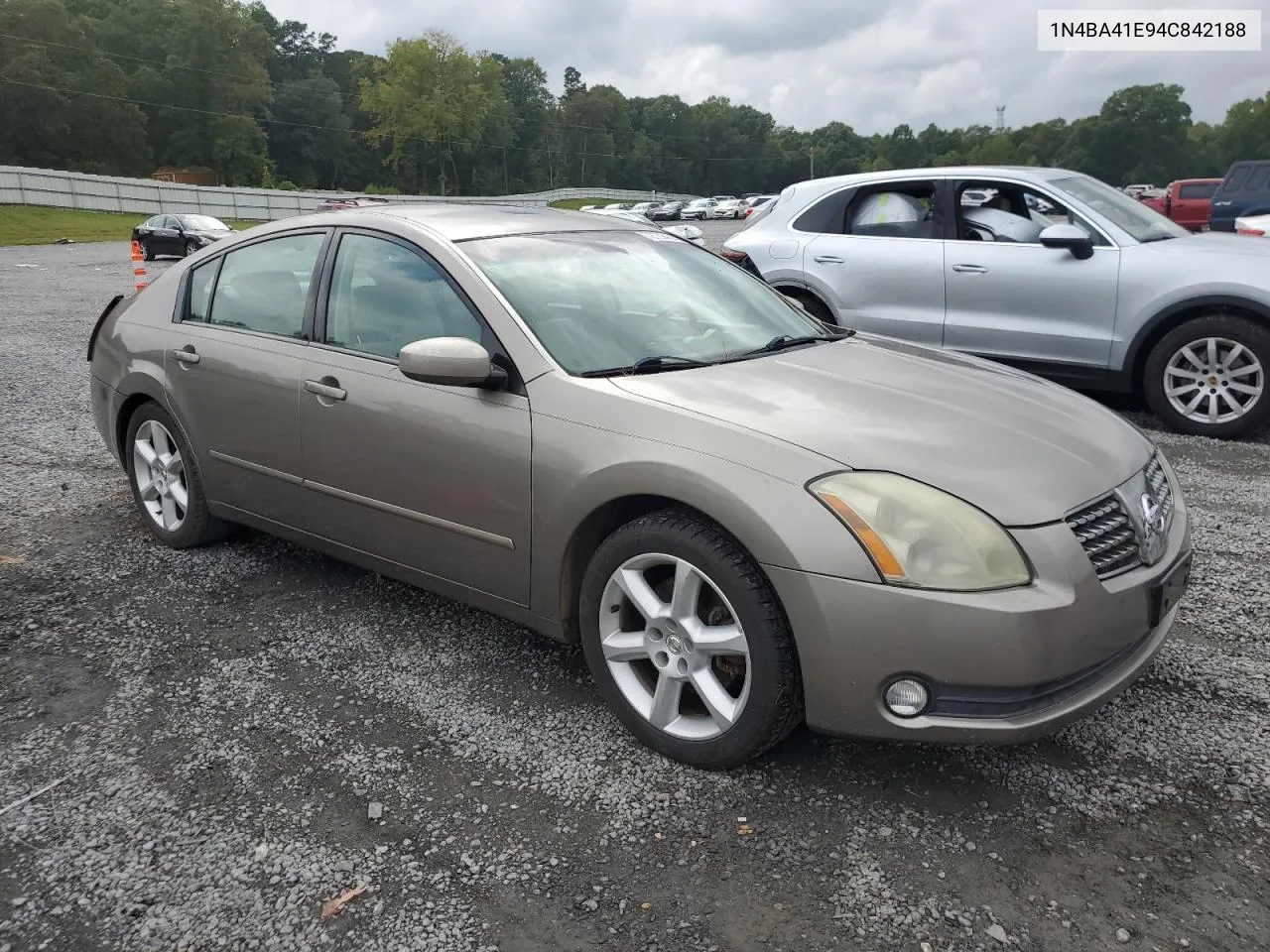 2004 Nissan Maxima Se VIN: 1N4BA41E94C842188 Lot: 72159424