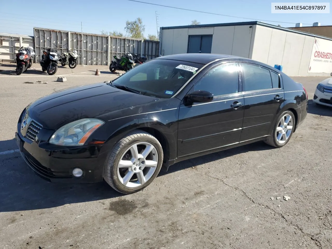 2004 Nissan Maxima Se VIN: 1N4BA41E54C897897 Lot: 72683104