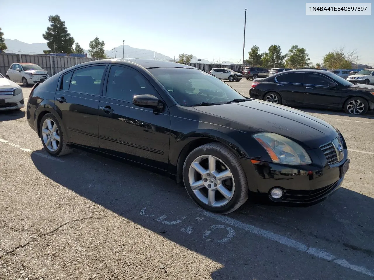 2004 Nissan Maxima Se VIN: 1N4BA41E54C897897 Lot: 72683104