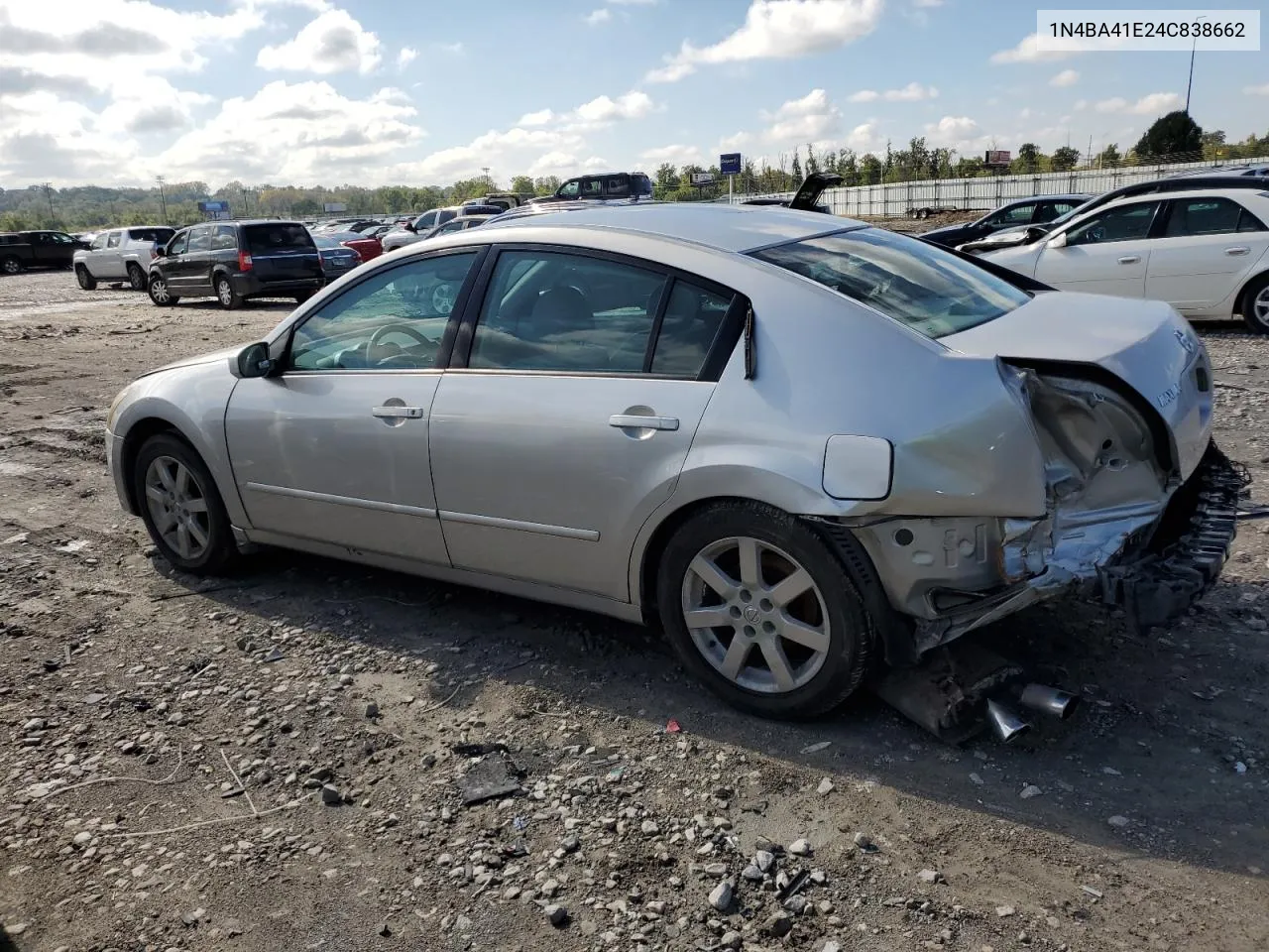 1N4BA41E24C838662 2004 Nissan Maxima Se