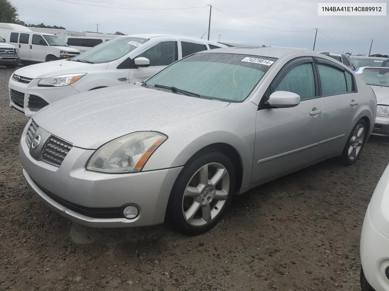 2004 Nissan Maxima Se VIN: 1N4BA41E14C889912 Lot: 74379814