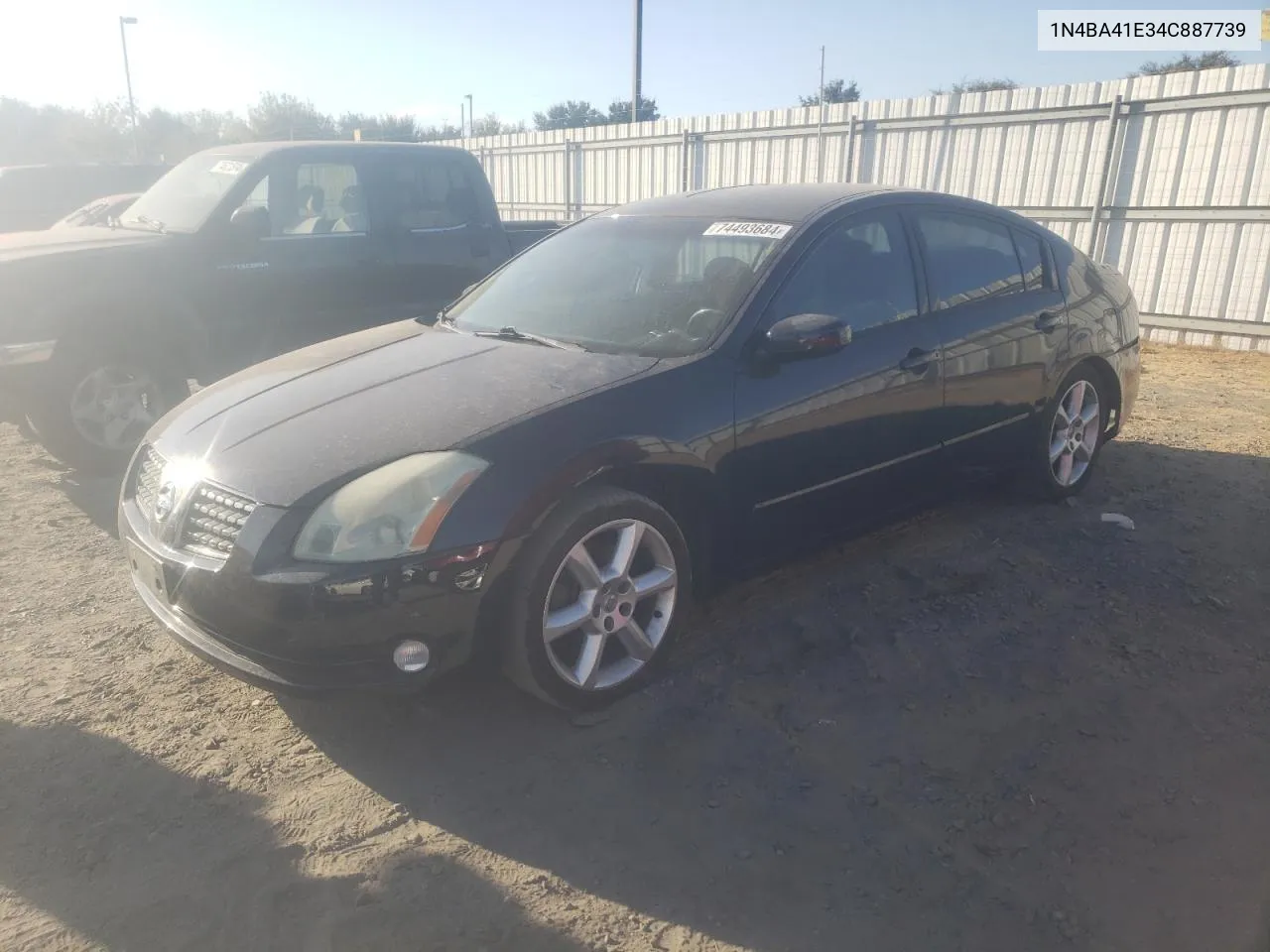 2004 Nissan Maxima Se VIN: 1N4BA41E34C887739 Lot: 74493684