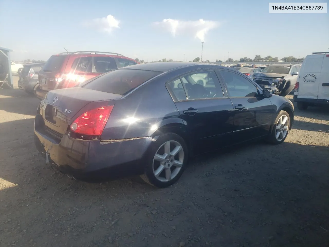 2004 Nissan Maxima Se VIN: 1N4BA41E34C887739 Lot: 74493684