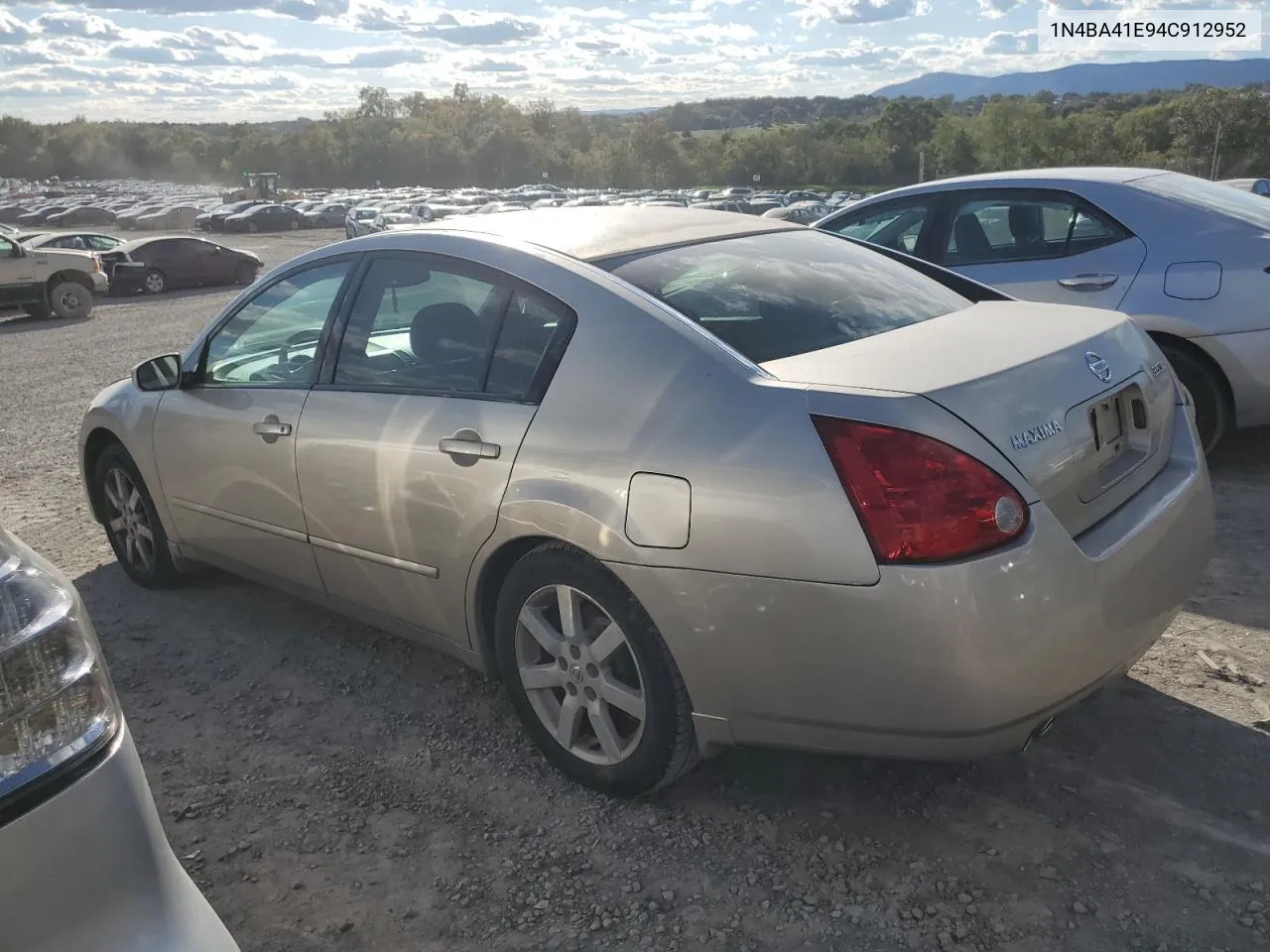 2004 Nissan Maxima Se VIN: 1N4BA41E94C912952 Lot: 75243344