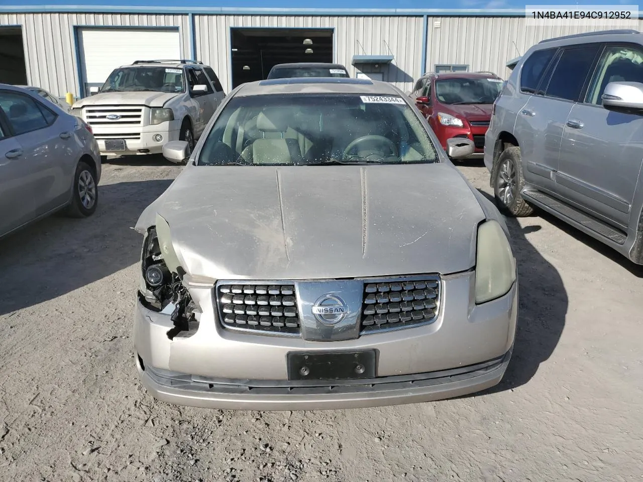 2004 Nissan Maxima Se VIN: 1N4BA41E94C912952 Lot: 75243344