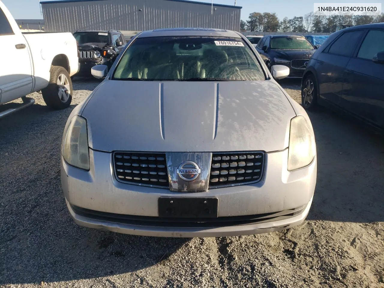 2004 Nissan Maxima Se VIN: 1N4BA41E24C931620 Lot: 76916754