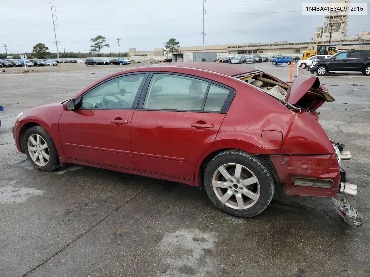 2004 Nissan Maxima Se VIN: 1N4BA41E34C912915 Lot: 77975724