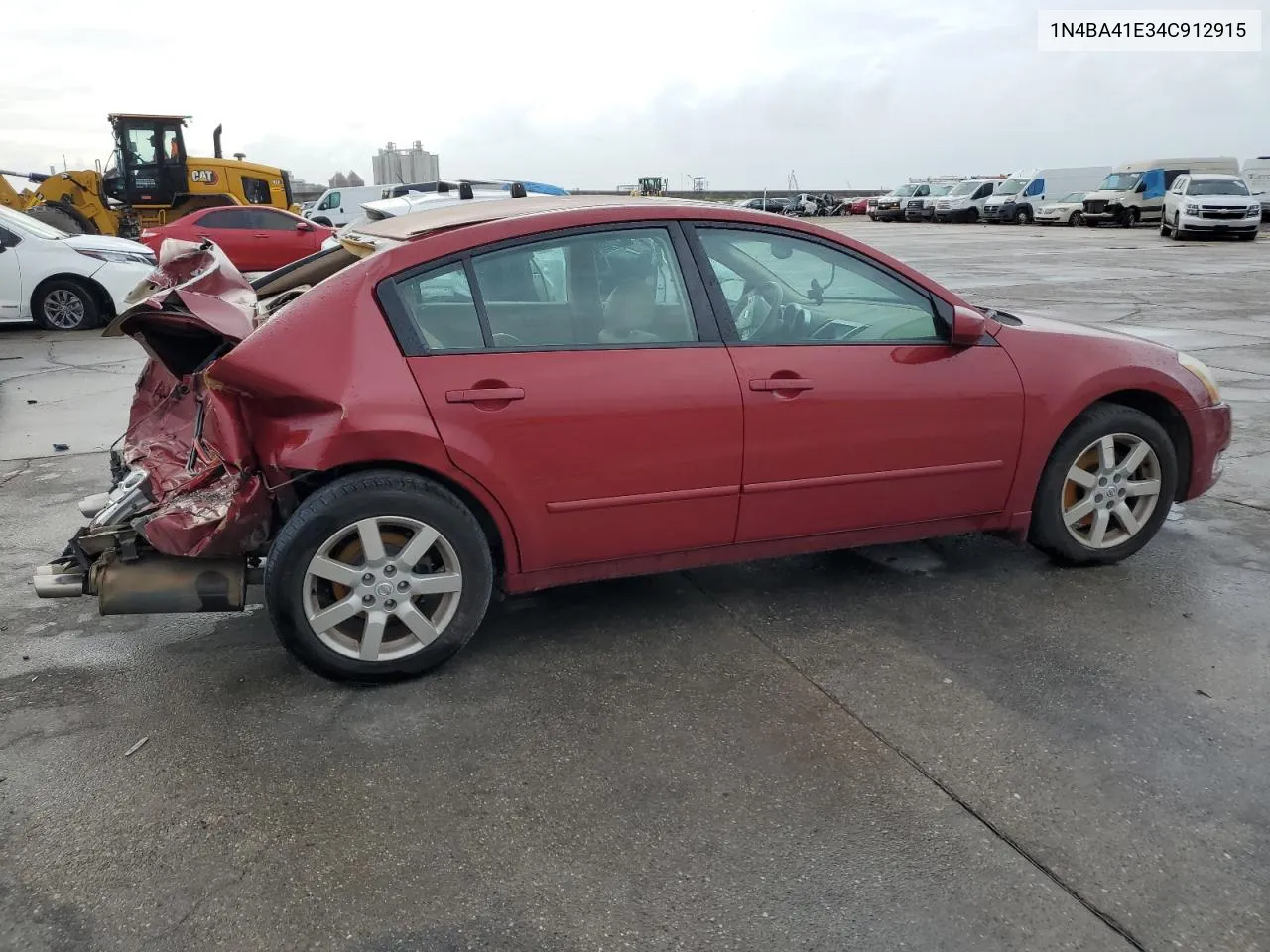 2004 Nissan Maxima Se VIN: 1N4BA41E34C912915 Lot: 77975724