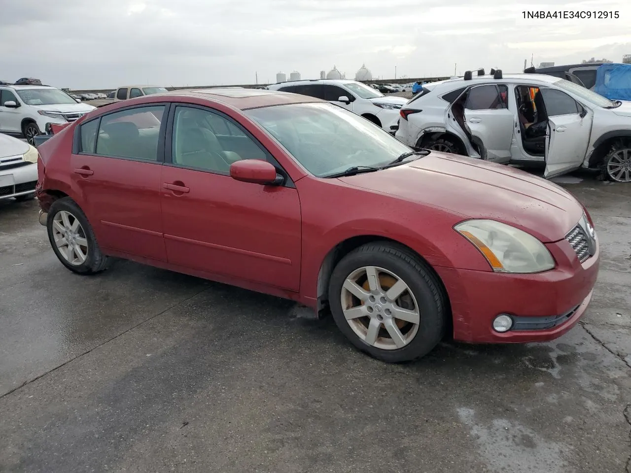 2004 Nissan Maxima Se VIN: 1N4BA41E34C912915 Lot: 77975724