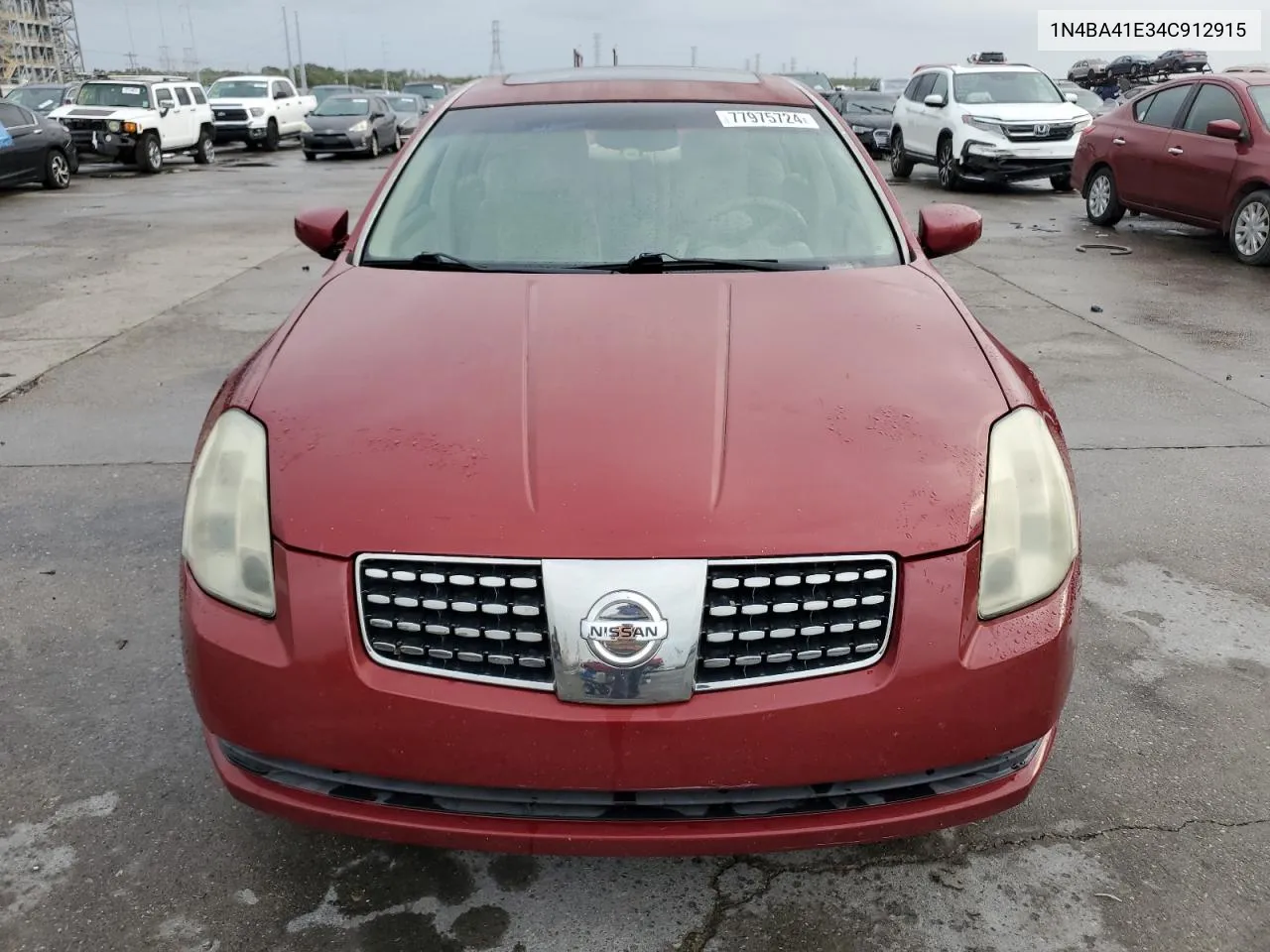 2004 Nissan Maxima Se VIN: 1N4BA41E34C912915 Lot: 77975724