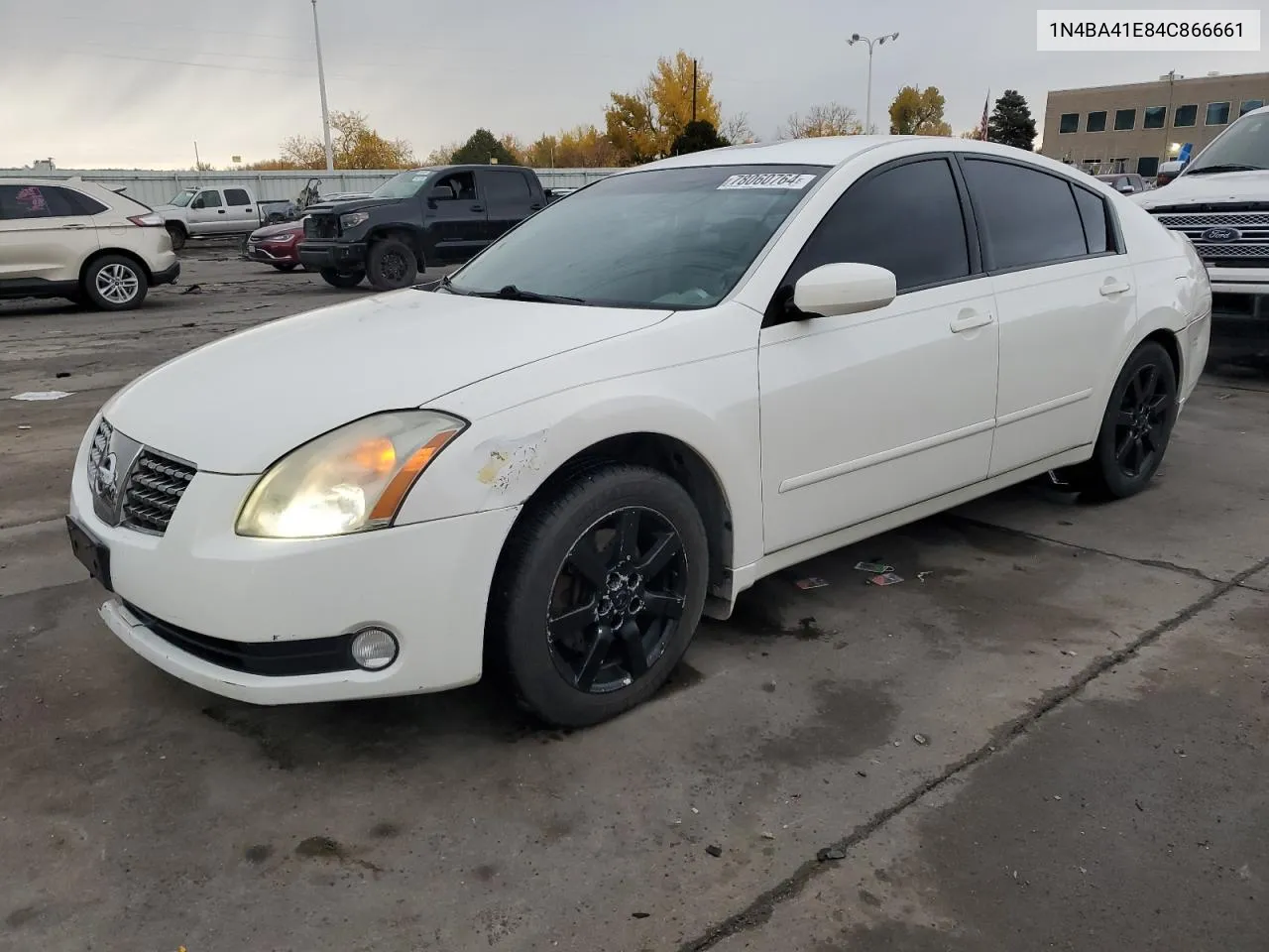 2004 Nissan Maxima Se VIN: 1N4BA41E84C866661 Lot: 78060764