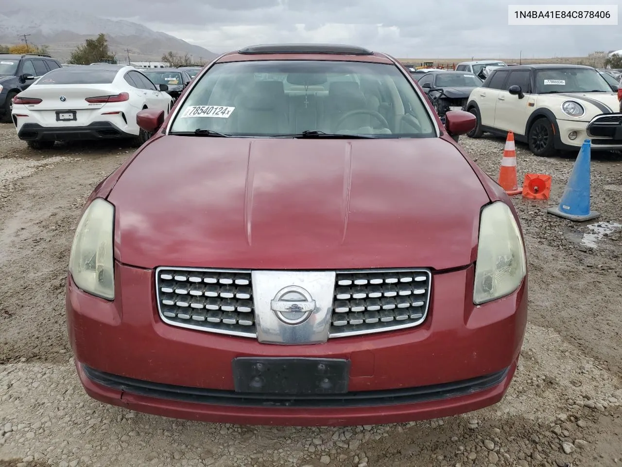 2004 Nissan Maxima Se VIN: 1N4BA41E84C878406 Lot: 78540124