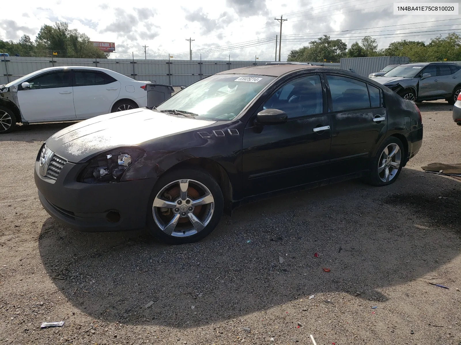 2005 Nissan Maxima Se VIN: 1N4BA41E75C810020 Lot: 65925214