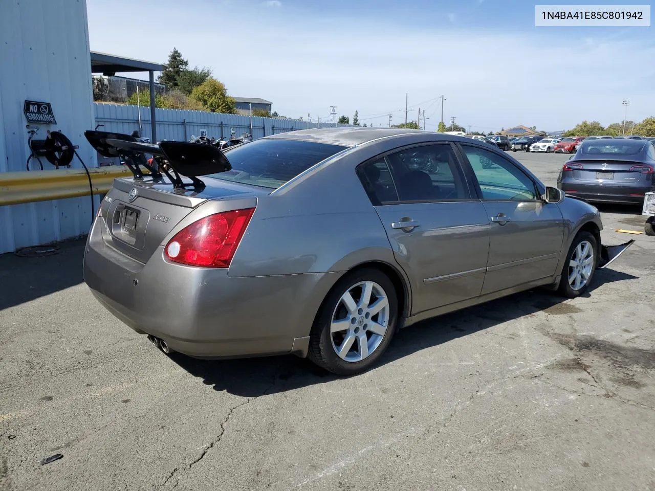 2005 Nissan Maxima Se VIN: 1N4BA41E85C801942 Lot: 72085134