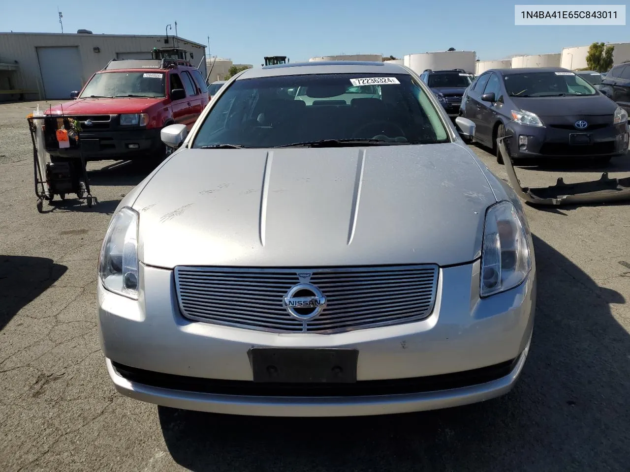 2005 Nissan Maxima Se VIN: 1N4BA41E65C843011 Lot: 72236324