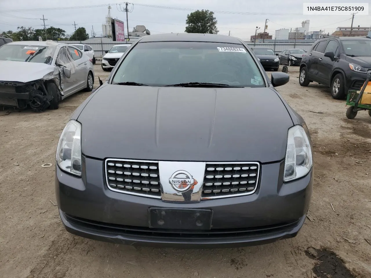 2005 Nissan Maxima Se VIN: 1N4BA41E75C851909 Lot: 73486824