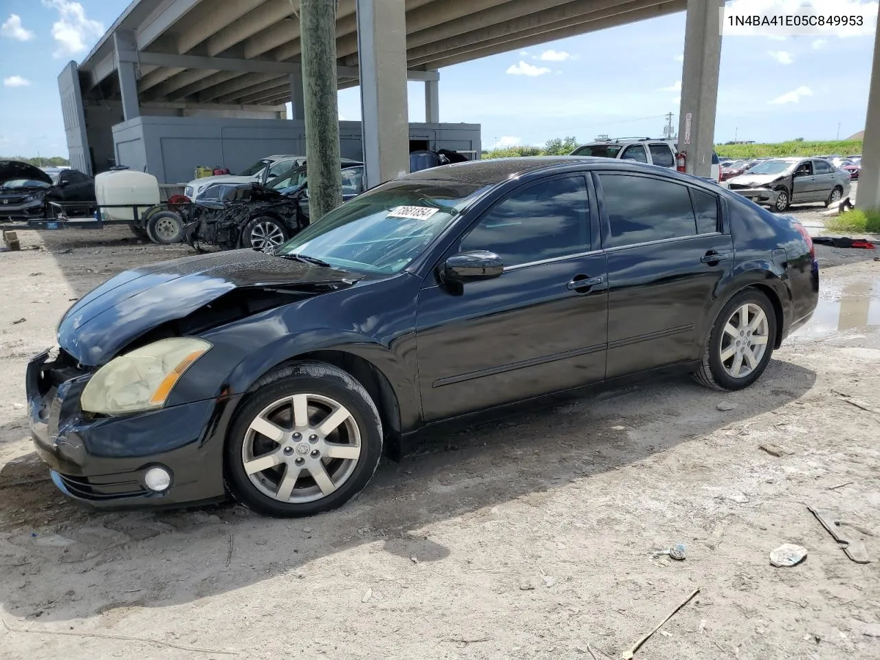 2005 Nissan Maxima Se VIN: 1N4BA41E05C849953 Lot: 73681854