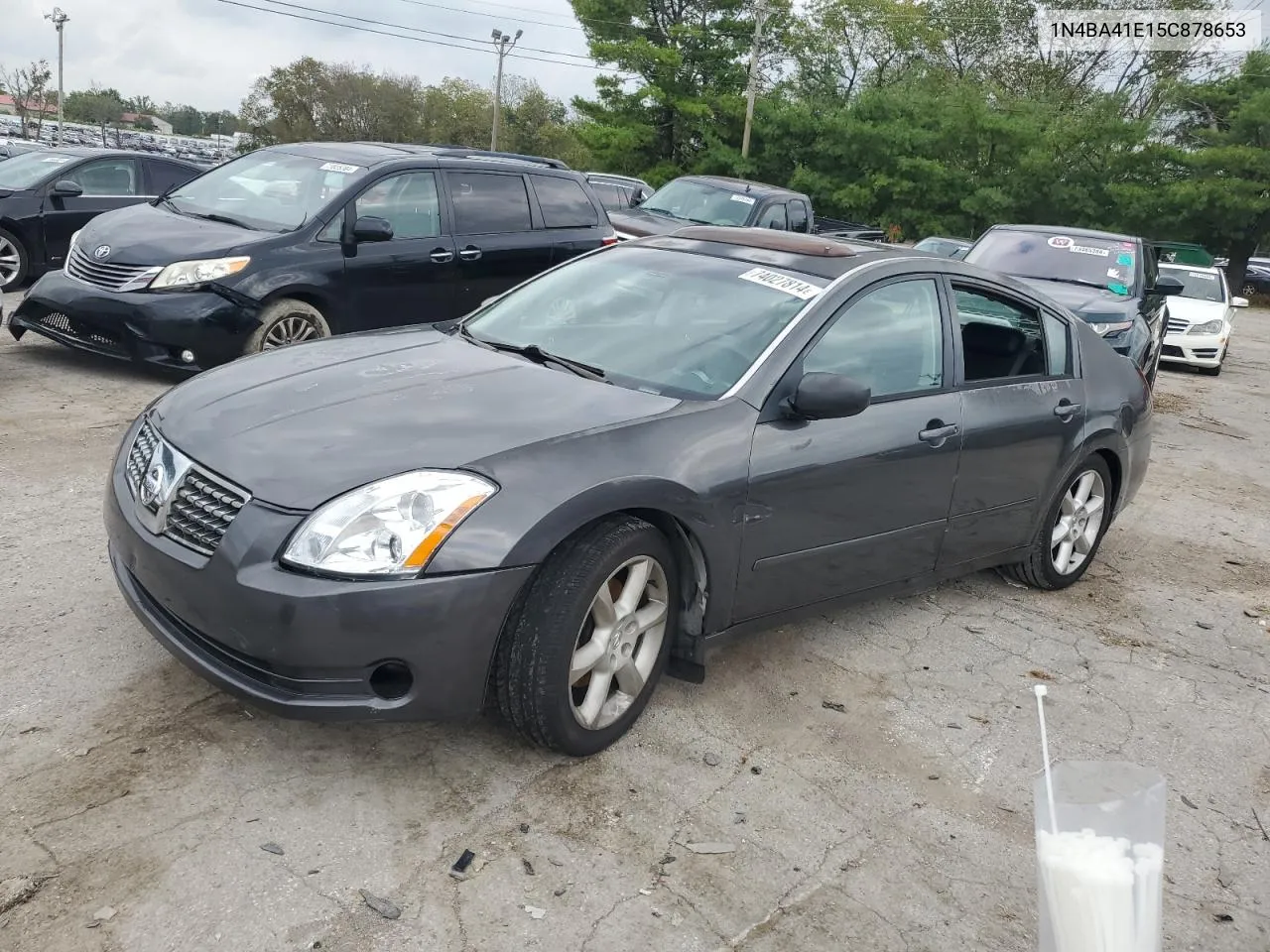 2005 Nissan Maxima Se VIN: 1N4BA41E15C878653 Lot: 74027814