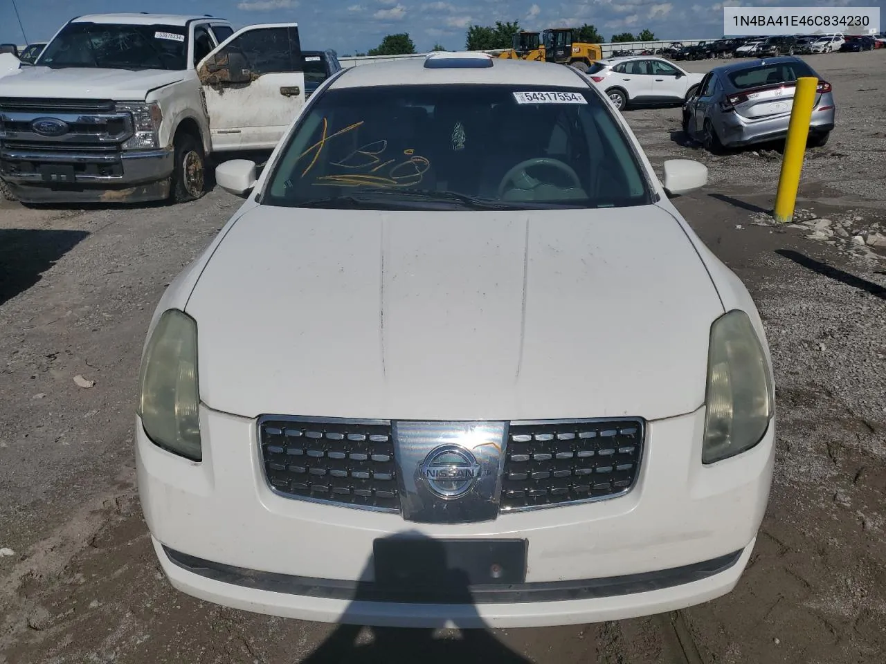 2006 Nissan Maxima Se VIN: 1N4BA41E46C834230 Lot: 54317554