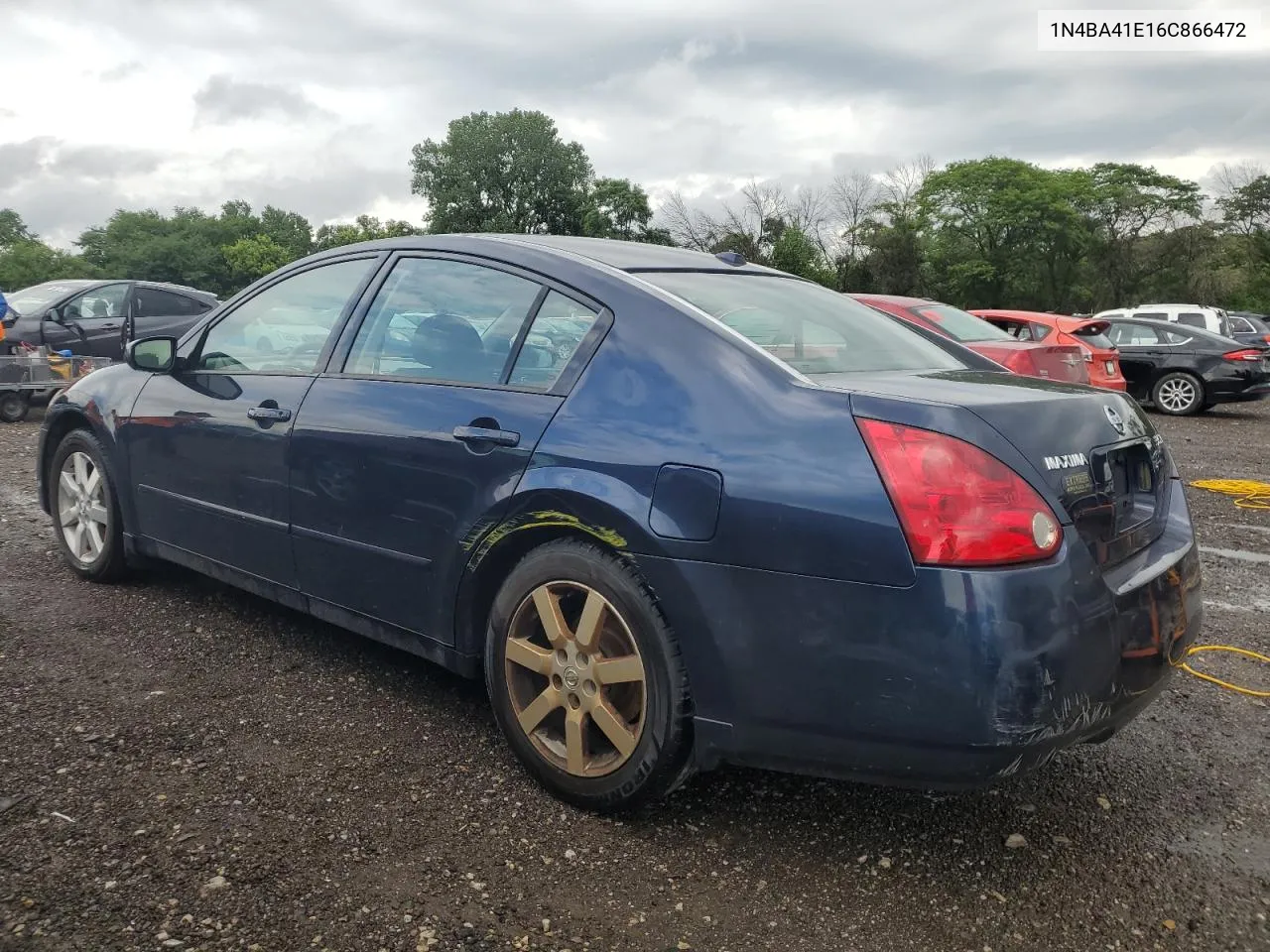 2006 Nissan Maxima Se VIN: 1N4BA41E16C866472 Lot: 61003184