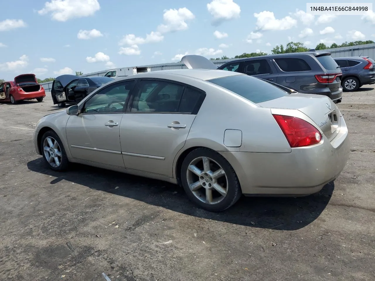 2006 Nissan Maxima Se VIN: 1N4BA41E66C844998 Lot: 66178674